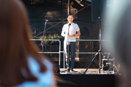 22. tradicionalno srečanje pri Prežihovi bajti Maša Flogie 1